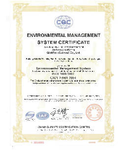 ISO14001 EN approval documents